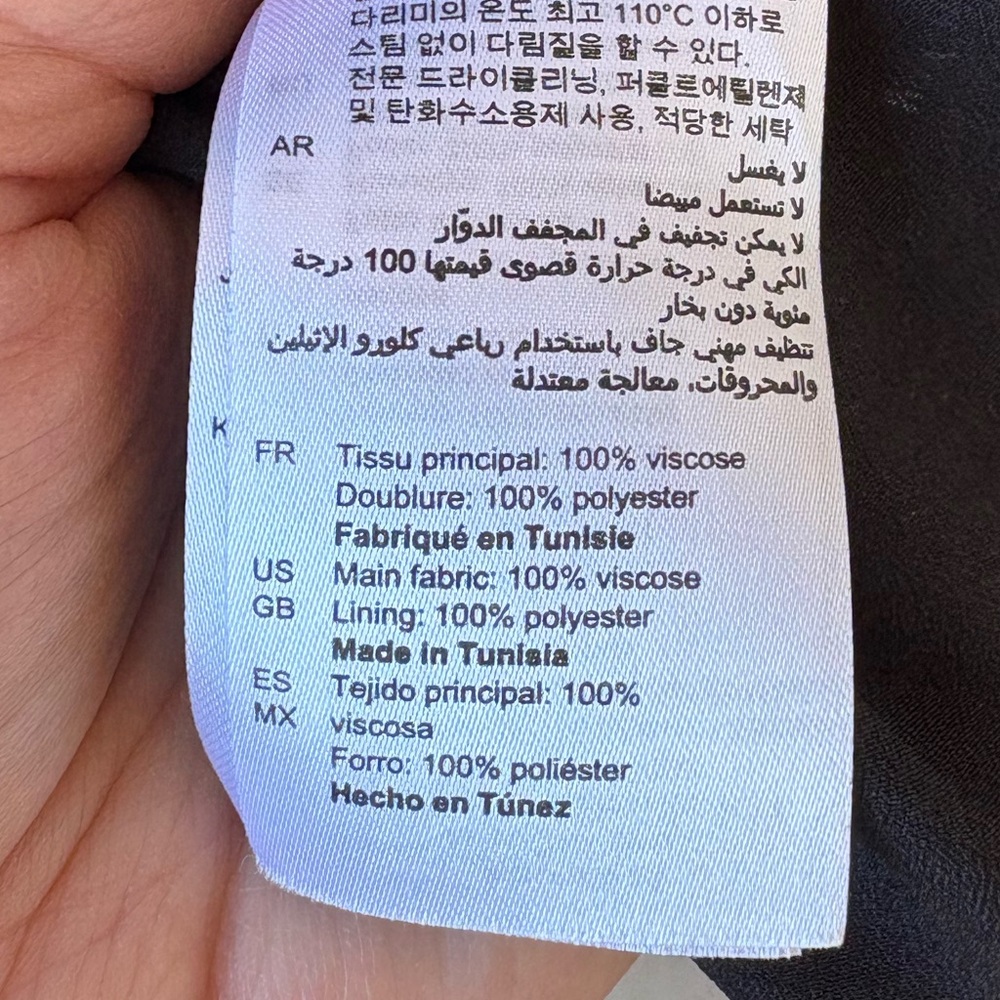 Sandro Bruni Asymmetric Floral Printed Mini Dress Size 6 - Picture 15 of 16